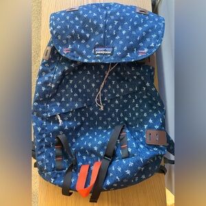 Patagonia Navy Patterned Backpack